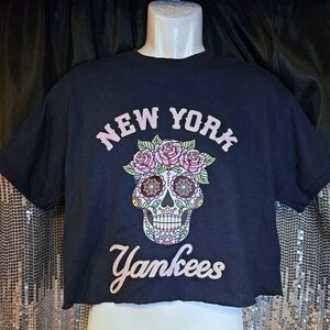 New York Yankees baseball crop top